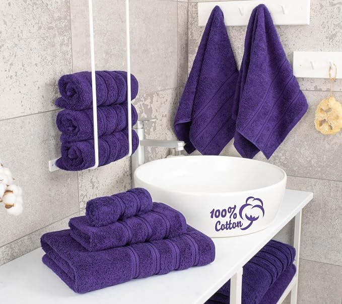 American Soft Linen 100% Cotton Luxury Turkish Towels, 6 Piece Towel Set | Soft - Image 2