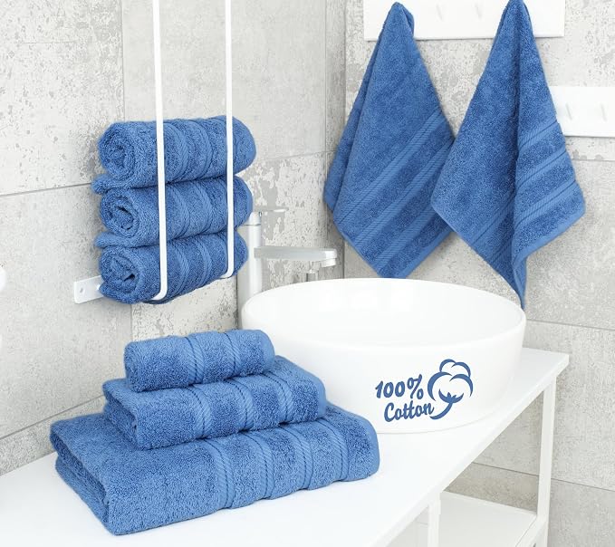 American Soft Linen 100% Cotton Luxury Turkish Towels, 6 Piece Towel Set | Soft - Image 2