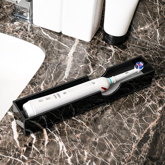 Acrylic Electric Toothbrush Holder by LUEXBOX