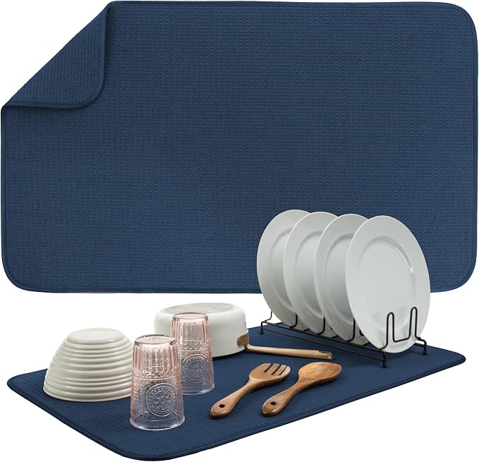 S&T INC. Dish Drying Mat, XXL Kitchen Counter Mat by STINC