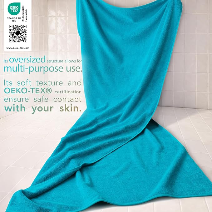 Cotton Paradise 100% Cotton Turkish Towel, Soft Absorbent Quick Dry, 40x80 - Image 3
