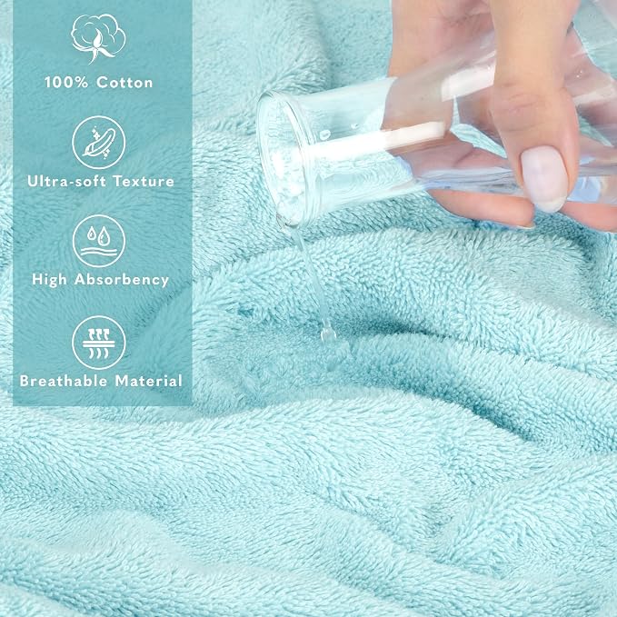 American Soft Linen 100% Cotton Luxury Turkish Towels, 35x70 XL Bath Sheet | - Image 4