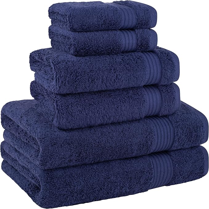 Cotton Paradise 100% Cotton Turkish Towel Set, Soft Absorbent Quick Dry - Image 5