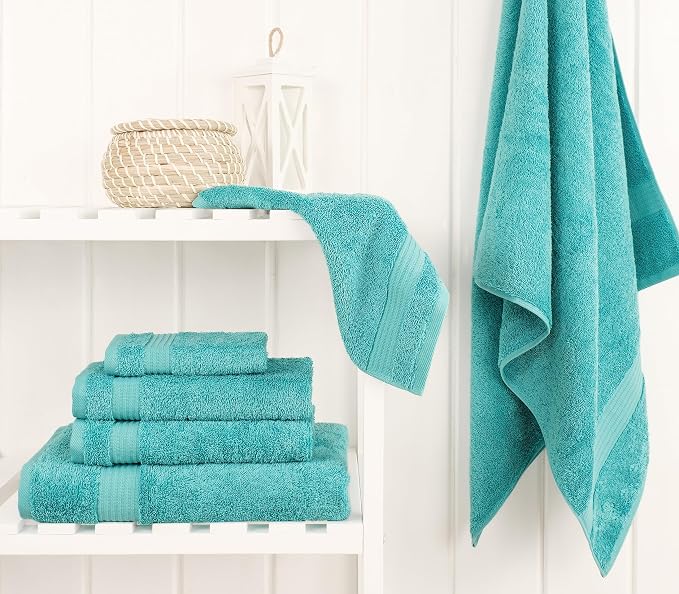 Cotton Paradise 100% Cotton Turkish Towel Set, Soft Absorbent Quick Dry - Image 2