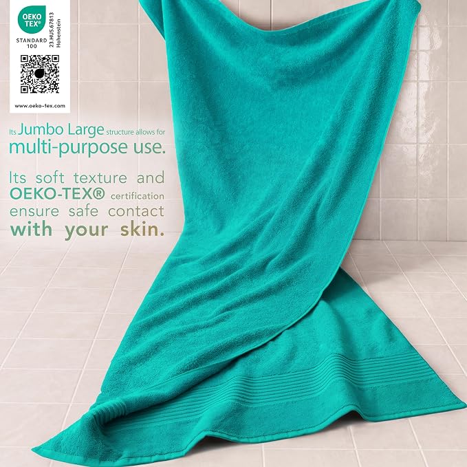 Cotton Paradise 100% Cotton Hand Towels, 2 Piece 35x70 Hand Bath Towels - Image 3