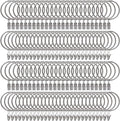 Lansian 100 Pack Curtain Rings by Lansian