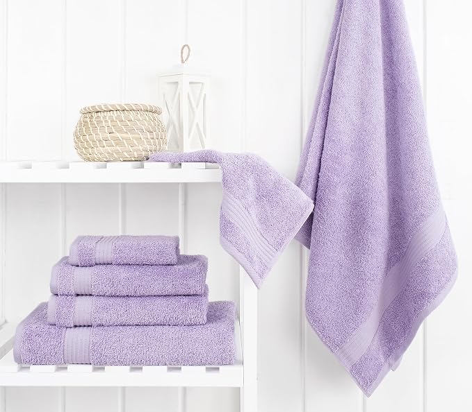 Cotton Paradise 100% Cotton Turkish Towel Set, Soft Absorbent Quick Dry - Image 3