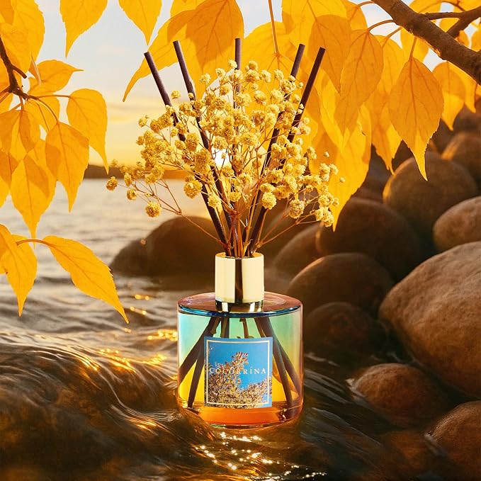 Reed Diffuser - Golden Leaves Reed Diffuser Set - Image 3