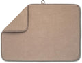 Bellemain Dish Drying Mat, Drying Matt Kitchen Counter, 17 x24 Inch -Mocha by Bellemain
