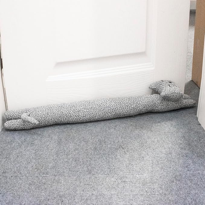 34 Inch 3LB Heavy Duty Under Door Draft Stopper, Decorative Soundproof Door - Image 6