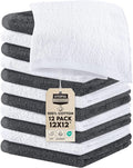 Utopia Towels 12 Pack 100% Cotton Washcloths Set, Soft Feel Fingertip Towels by Unknown