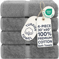 Chakir Turkish Linens 100% Cotton 2-Pack Bath Towels 30x60, Oeko-Tex Certified by ChakirTurkishLinens
