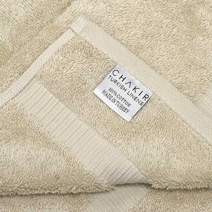 Chakir Turkish Linens 100% Cotton 4-Pack Hand Towels 16x30, Oeko-Tex Certified - Image 3