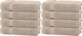 White Classic Wealuxe Taupe Bath Towels 27x54 Inch, Cotton Towel Set by WhiteClassic