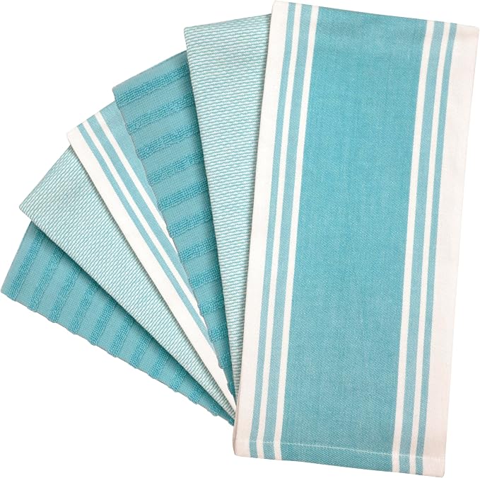 Premium Kitchen Towels 6 Pack 100% Cotton 20"x28" Dish Towels - Image 3