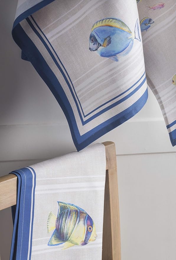 Maison d' Hermine Kitchen Towels Set of 3 Reusable 100% Cotton 27.50" x 20" - Image 7