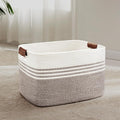 60L Woven Laundry Basket Hamper by SunNewt