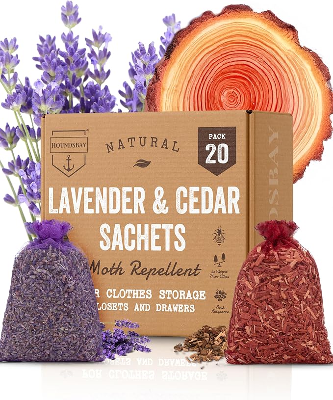 HOUNDSBAY Cedar and Lavender Sachets by HOUNDSBAY