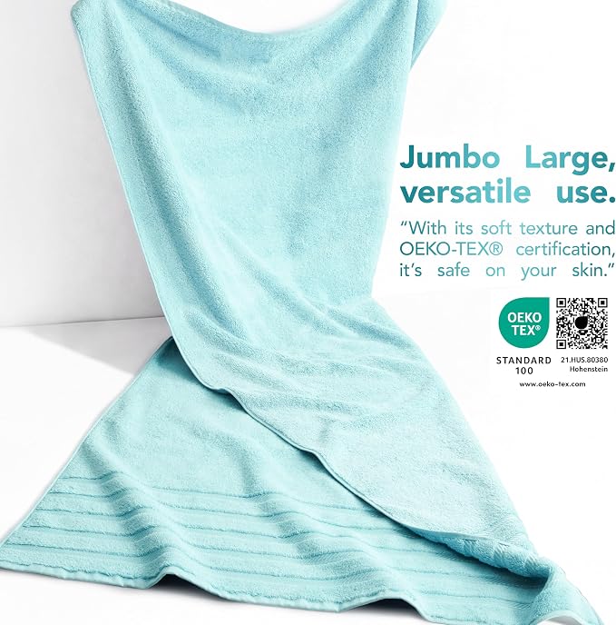 American Soft Linen 100% Cotton Luxury Turkish Towels, 35x70 XL Bath Sheet | - Image 3