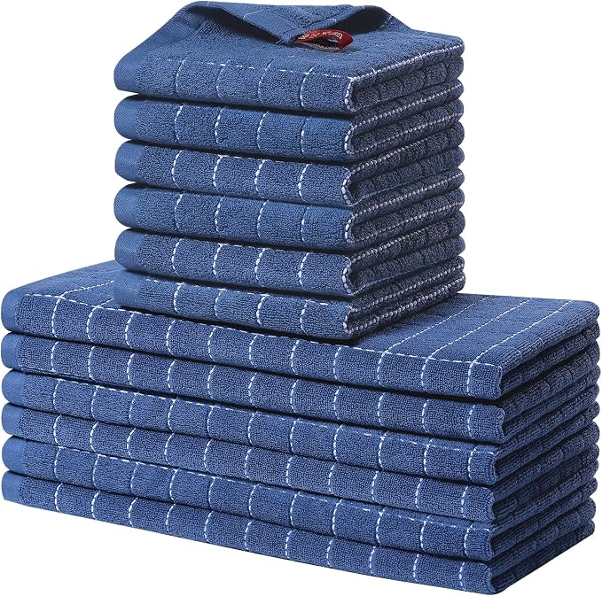 Homaxy Kitchen Towels and Dishcloths Set by Homaxy