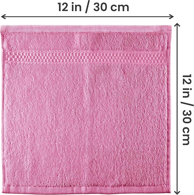 Utopia Towels 12 Pack Premium Wash Cloths, 12x12 in, 100% Cotton, Gym & Face - Image 2