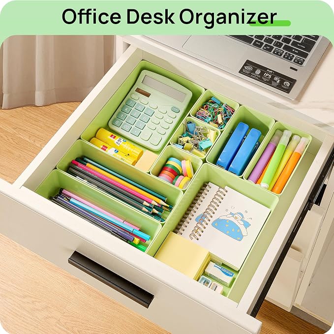 Vtopmart 25 Pack Plastic Drawer Organizers - Image 6
