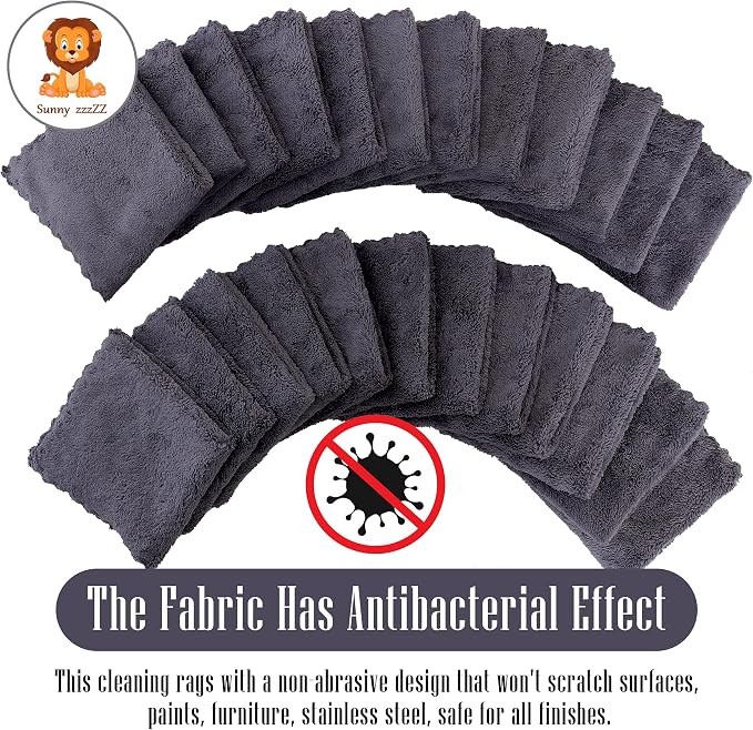 Sunny zzzZZ 24 Pack Kitchen Dishcloths - Image 3