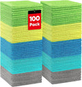 HOMEXCEL Microfiber Cleaning Cloth 100 PK, Towels by HOMEXCEL
