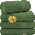 Cotton Paradise Turkish Towel Set, Soft Absorbent Quick Dry, 4 Piece Bath Towel by UNITEDHOMETEXTILE