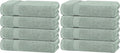 White Classic Green Bath Towels 27x54 Inch, Cotton Towel Set by WhiteClassic