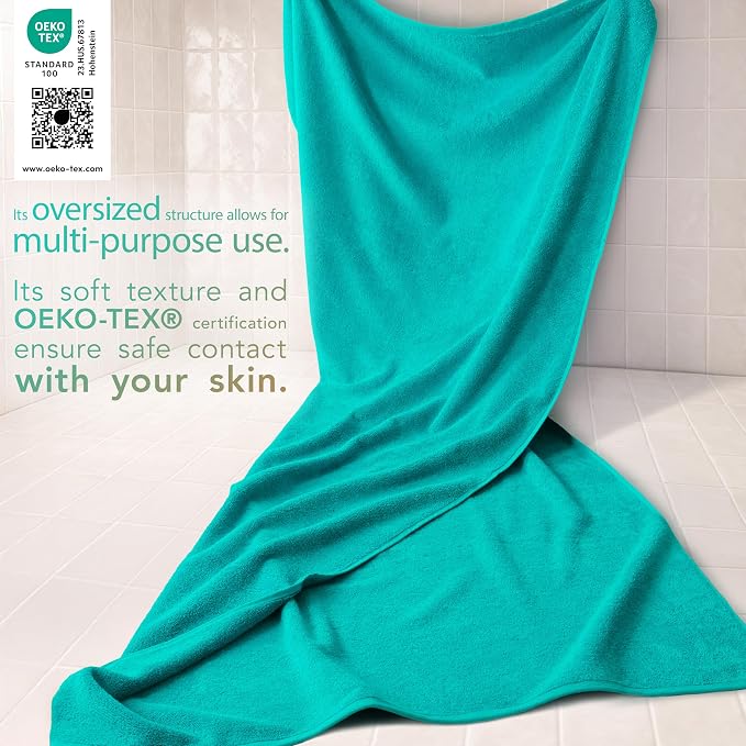 Cotton Paradise 100% Cotton Turkish Towel, Soft Absorbent Quick Dry, 40x80 - Image 3