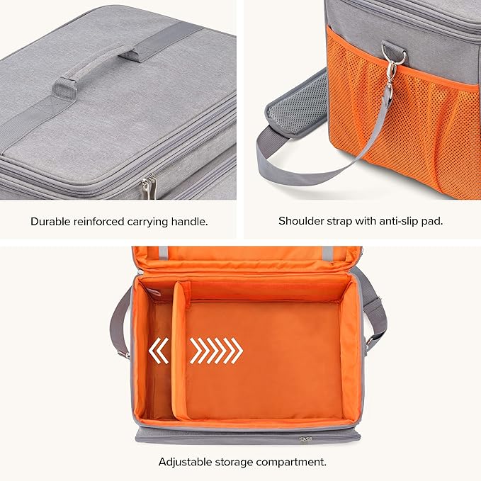 Dupray The Awesome Bag for Neat & Neat Plus Steam Cleaners, Adjustable Storage & Carrying Case, Durable Polyester with Shoulder Strap and Top Handle