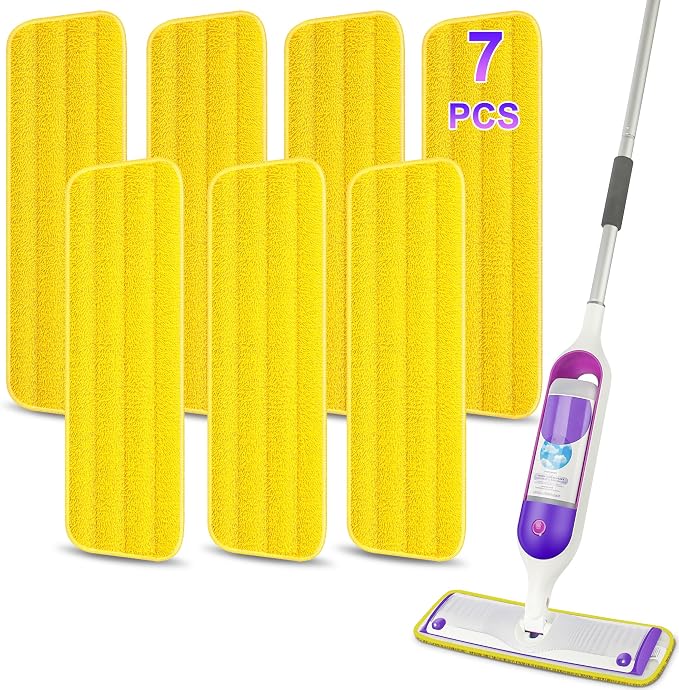 Washable Mop Pads for Swiffer PowerMop: Microfiber Wet Mops Refills 7 Pack - Image 8