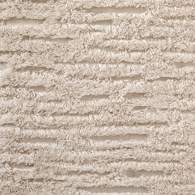 SKL Home CloudSoft Bath Towel, 100% Cotton Luxury, Oatmeal | Premium spa-level - Image 2