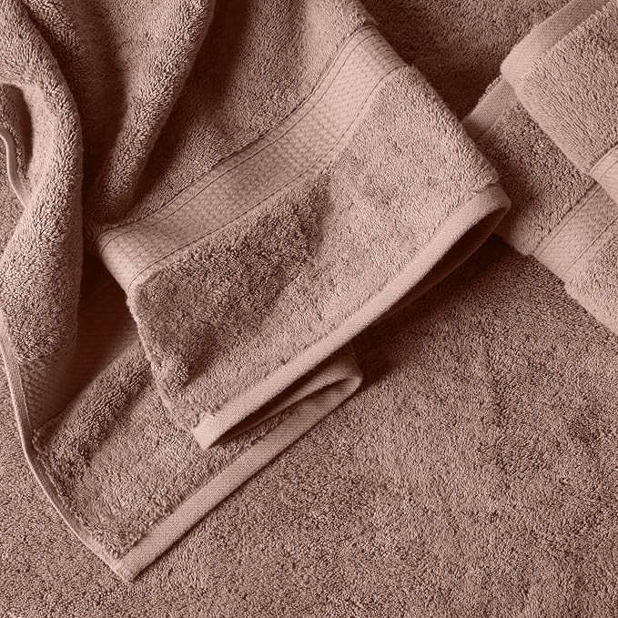 Superior Egyptian Cotton Ultra Plush & Absorbent, 6 Piece Set, Muted Mauve | - Image 3
