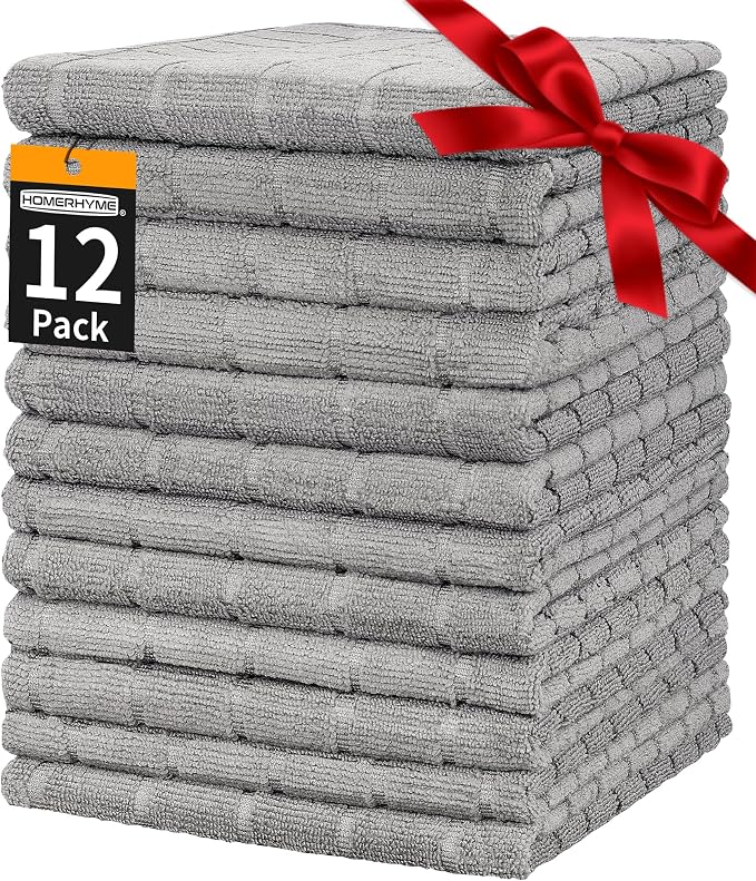 Hand Towels, 12 Pack 25''*15'' Gym Towels by HOMERHYME