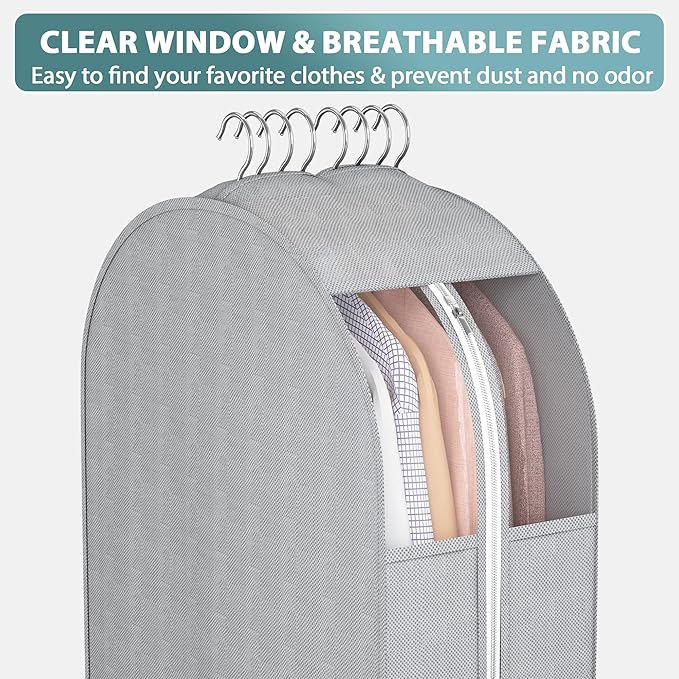Liuoud 10" Gusseted Garment Bags - Image 5
