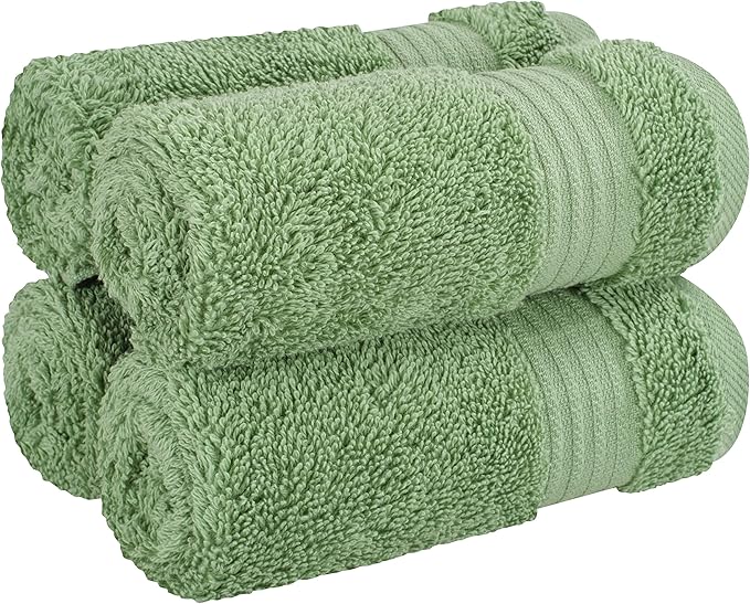 Cotton Paradise 100% Cotton Turkish Towel Set, Soft Absorbent Quick Dry - Image 5