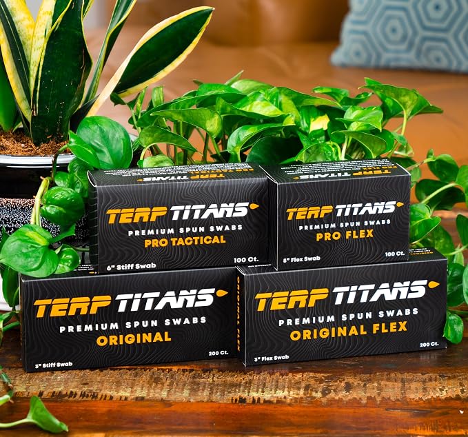 TerpTitans Original – Bamboo Cotton Swabs | Dual-Tip: Spiral - Image 8