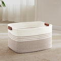 60L Woven Laundry Basket Hamper by SunNewt