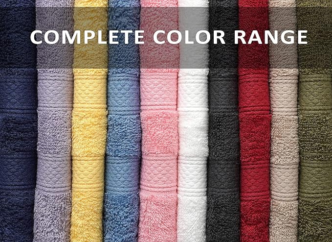 ZUPERIA Classic Hand Towels Pack of 10 100% Ring Spun Cotton Light Weight & - Image 2