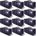 VELVETSURE 12 Pack Heavy Duty Extra Large Moving Bags W/Backpack Straps by VELVETSURE