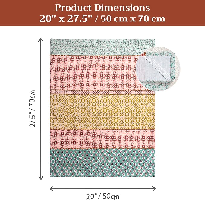 Maison d' Hermine Kitchen Towels Set of 3 Reusable 100% Cotton 27.50" x 20" - Image 7
