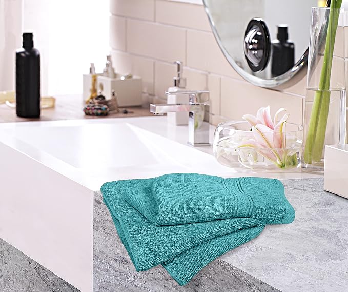 Utopia Towels 6 Pack Premium Hand Towels 16x28 in, 600 GSM Cotton Turquoise | - Image 7