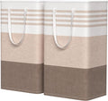 WOWBOX 2 Pack Laundry Baskets, Collapsible Dirty Clothes Laundry Hampers by WOWBOX