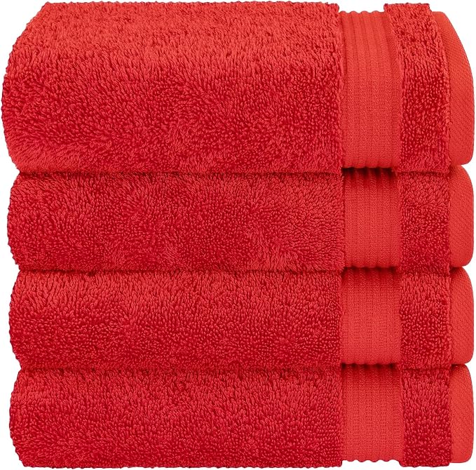 Cotton Paradise 100% Cotton Turkish Towel Set, Soft Absorbent Quick Dry - Image 5