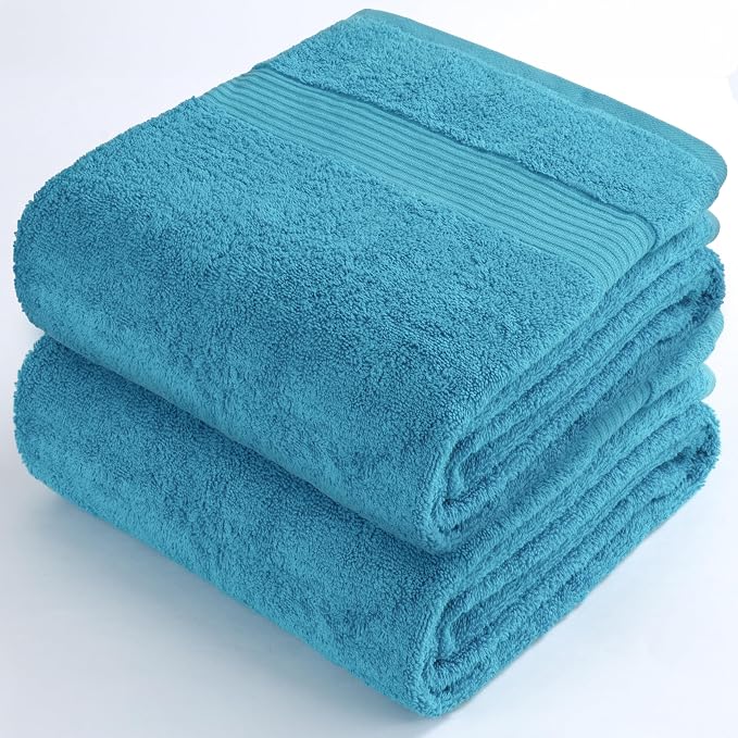 Cotton Paradise 100% Cotton Turkish Towel Set, Soft Absorbent Quick Dry - Image 6