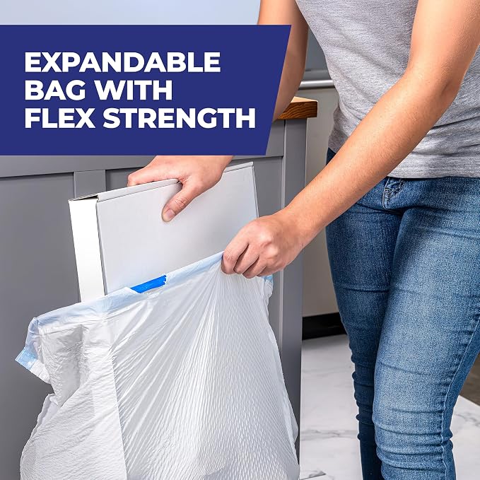 Hefty Ultra Strong 13 Gal Kitchen Trash Bags, Fabuloso Lemon, 110ct | Bulk Pack - Image 6