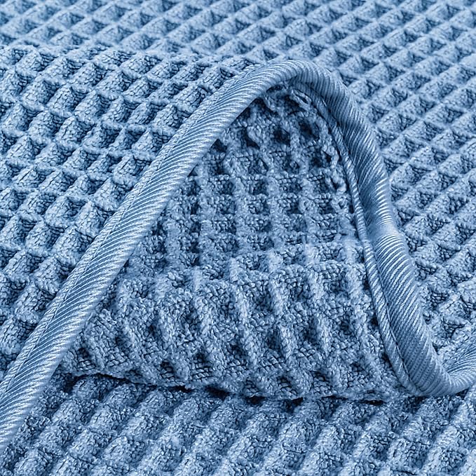 POLYTE 430 GSM Poly Blend Microfiber Quick Dry Waffle Hand Towel, 16x30 in | 4 - Image 4