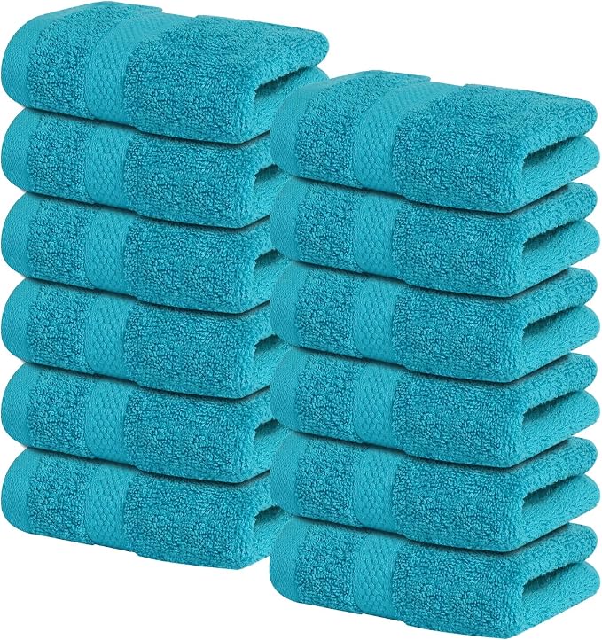 Infinitee Xclusives 100% Cotton Luxury Wash Cloths by InfiniteeXclusives